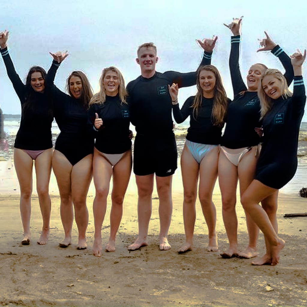 Be Cool Surf School Group Lesson | Be Cool Surf School Weligama, Sri Lanka